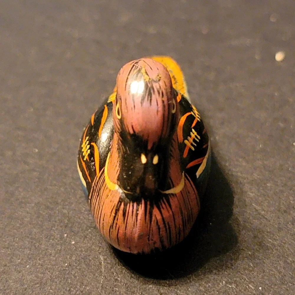 Vintage Enesco Miniature Ducks Decoy Figurines Hand Painted